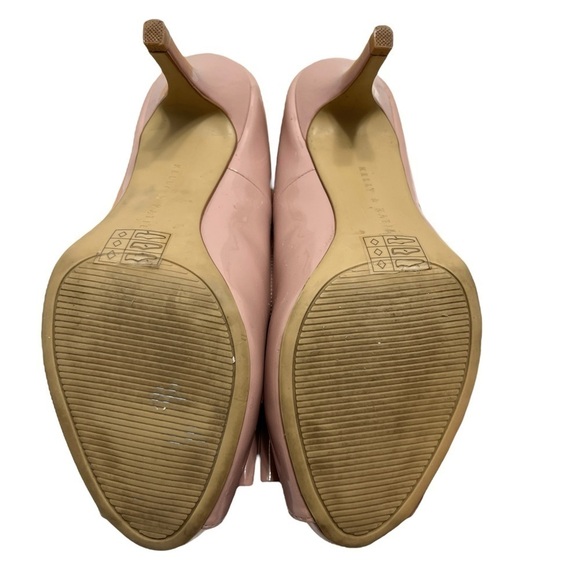 Kelly and Katie Blush Colored Patented Leather 3 1/2” Heels with Bow Size 8.5 - Picture 8 of 13
